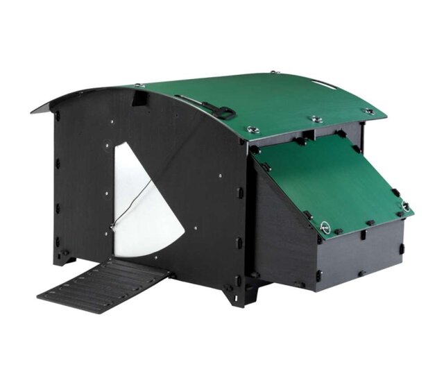 Recycled floor coop for 8 to 15 hens NESTERA large model