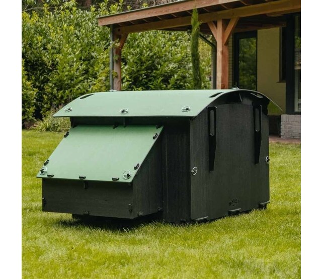 Gerecycled kippenhok voor 8 tot 15 kippen NESTERA groot model