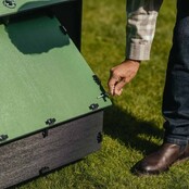 Gerecycled kippenhok voor 8 tot 15 kippen NESTERA groot model