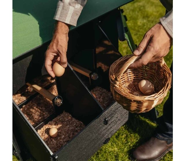 Recycled floor coop for 8 to 15 hens NESTERA large model
