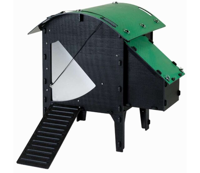 Recycled hen house with feet for 3 to 5 hens small model NESTERA