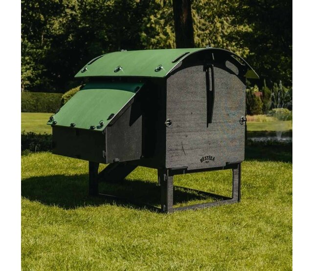 Recycled hen house with feet for 5 to 9 hens NESTERA medium model