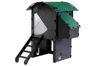 Raised recycled hen house for 3 to 5 hens small model NESTERA
