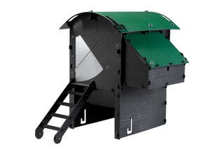 Raised recycled hen house for 5 to 9 hens NESTERA medium model