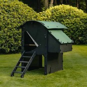 Raised recycled hen house for 5 to 9 hens NESTERA medium model