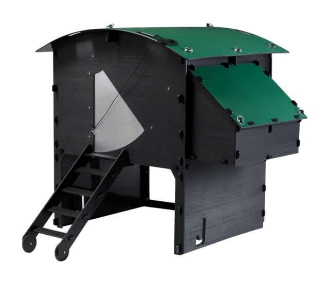 Raised recycled hen house for 8 to 15 hens NESTERA large model