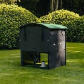 Raised recycled hen house for 8 to 15 hens NESTERA large model