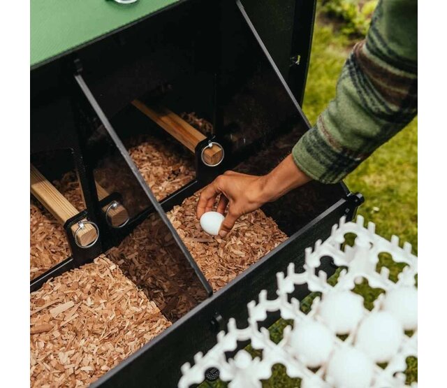 Verhoogd gerecycled kippenhok voor 8 tot 15 kippen, groot model NESTERA Verhoogd gerecycled kippenhok voor 8 tot 15 kippen, groot model NESTERA