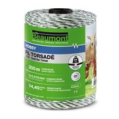Fil torsadé Ø 0.15mm /300m blanc et vert HOBBY BEAUMONT Fil torsadé Ø 0.15mm /300m blanc et vert HOBBY BEAUMONT