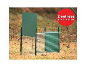 Fawn doos, 2 ingangen met schuifdeur 64 x 21 x 21 cm BOXTRAP