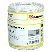 Gedraaide draad Ø 0,18mm /250m wit FARMER W9 HORIZONT