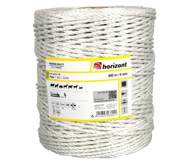 Cordon 0.20mm/400m blanc FARMER R6 HORIZONT Cordon 0.20mm/400m blanc FARMER R6 HORIZONT