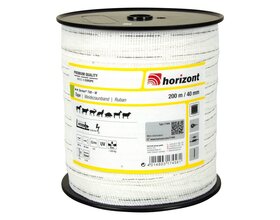 Ruban Ø 0.15mm /200m blanc FARMER T40 HORIZONT