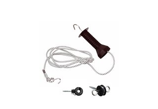 Handgreepset met verlengbaar bungeekoord + 2  isolatoren BEAUMONT