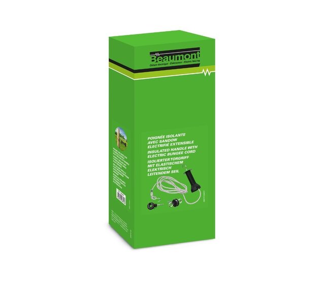 Handgreepset met verlengbaar bungeekoord + 2  isolatoren BEAUMONT