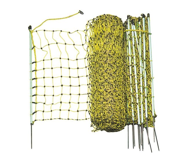 Elektriseerbaar net, 0,65 m - 50m, voor konijnen BEAUMONT Elektriseerbaar net, 0,65 m - 50m, voor konijnen BEAUMONT