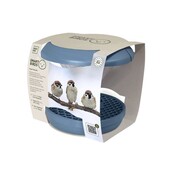 Mangeoire pour oiseaux anti-nuisibles bleue SMART BIRDS SWISSINNO