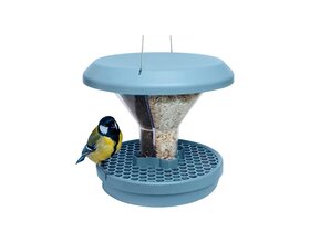 Blauw voederhuisje SMART BIRDS SWISSINNO