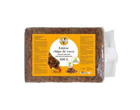 Litière chips de coco 100L 2 en 1 spécial basse-cour CHICK'A