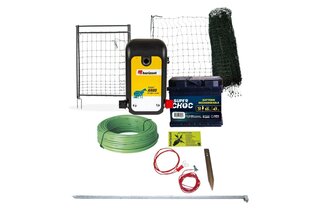 Kit filet 50m pour volailles avec poste mixte PREMIUM