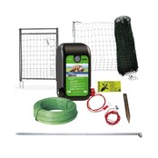 Kit de clôture mobile pour volailles filet 50m poste mixte
