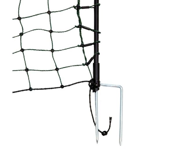 Kit de clôture mobile pour volailles filet 50m poste mixte