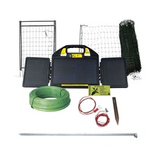 Kit de clôture mobile pour volailles filet 50m poste solaire