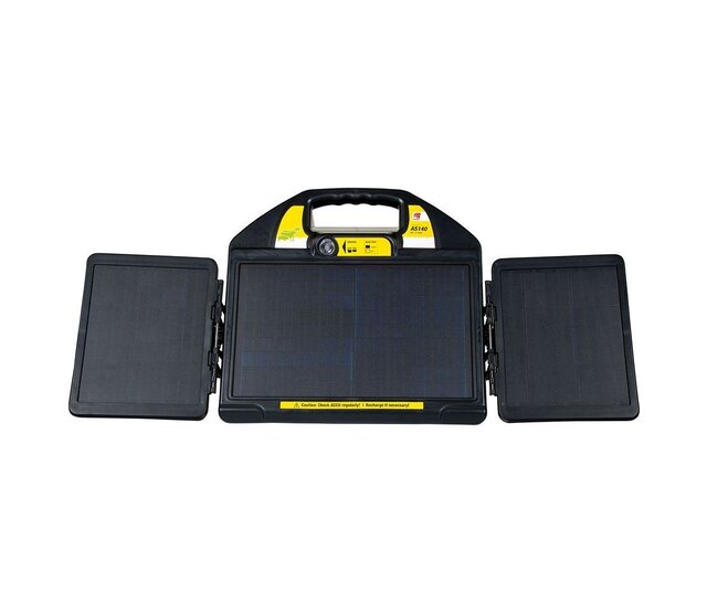 Kit de clôture mobile pour volailles filet 50m poste solaire Kit de clôture mobile pour volailles filet 50m poste solaire