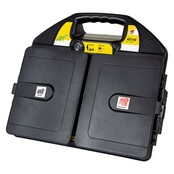 Kit de clôture mobile pour volailles filet 50m poste solaire Kit de clôture mobile pour volailles filet 50m poste solaire