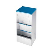 Galvanised sheet metal hopper feeder 10L for dogs COPELE