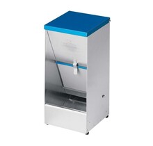 Galvanised sheet metal hopper feeder 27L for dogs COPELE
