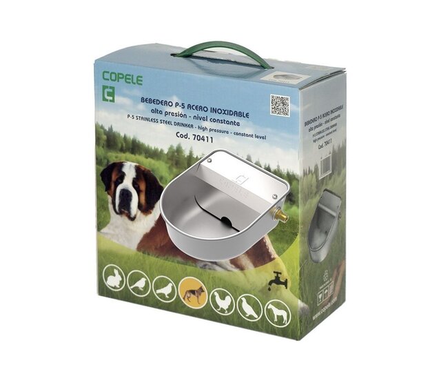 P-5” automatische plastic drinkbak voor honden COPELE P-5” automatische plastic drinkbak voor honden COPELE