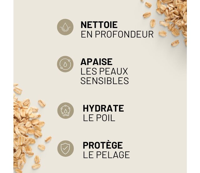 Shampoing naturel pour chiens spécial pelage blanc 1LPURALIA