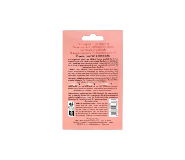 3 Tick removers for dogs and cats  PURALIA 3 Tick removers for dogs and cats  PURALIA