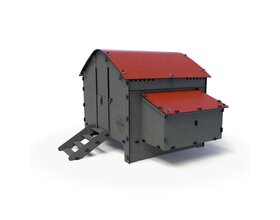 Harmony door Chick'A® 8-hok