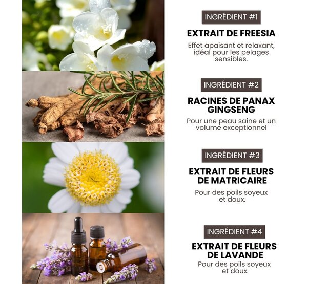 Natuurlijke en hypoallergene volumeshampoo voor honden 300 ml HYPONIC Natuurlijke en hypoallergene volumeshampoo voor honden 300 ml HYPONIC