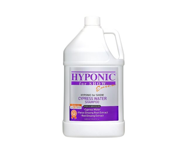 Professional cleansing and volume shampoo for show dogs 3,8 L  HYPONIC Professional cleansing and volume shampoo for show dogs 3,8 L  HYPONIC