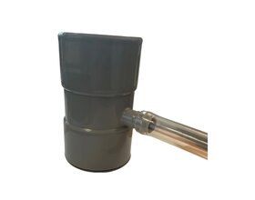 Collecteur de gouttière filtrant gris EMP ROTOMOULAGE