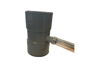 Collecteur de gouttière filtrant gris EMP ROTOMOULAGE