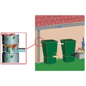 Grey gutter collector for water recovery EMP ROTOMOULAGE Grey gutter collector for water recovery EMP ROTOMOULAGE