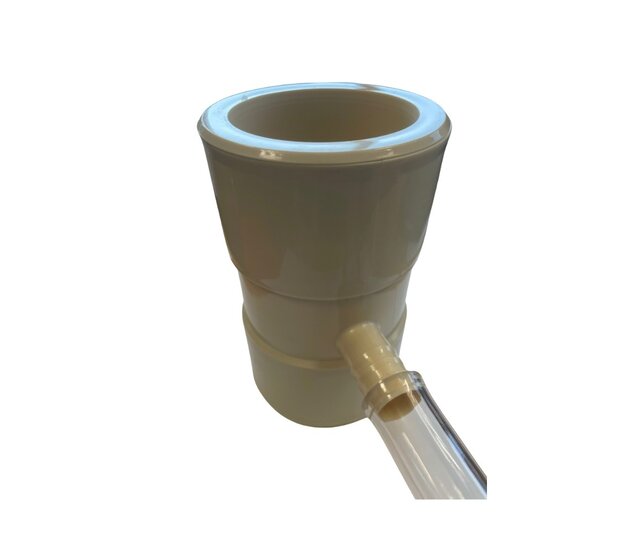 Beige gutter collector for water recovery EMP ROTOMOULAGE Beige gutter collector for water recovery EMP ROTOMOULAGE
