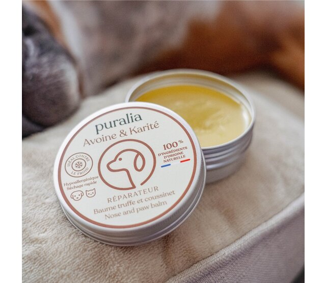 Baume truffe et coussinets pour chiens et chats 50 ml PURALIA Baume truffe et coussinets pour chiens et chats 50 ml PURALIA
