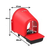 Plastic nest with compartments for eggs COPELE