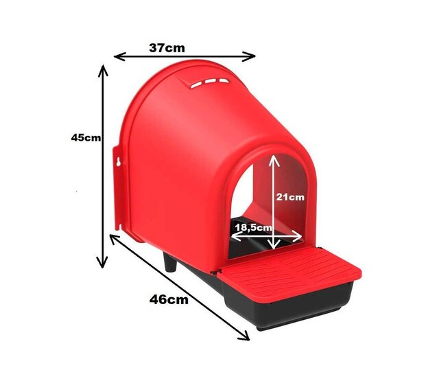 Plastic hok met compartimenten voor eieren COPELE Plastic hok met compartimenten voor eieren COPELE
