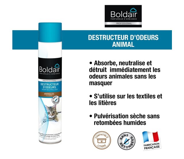 Geurvernietiger voor dieren 500 ml BOLDAIR Geurvernietiger voor dieren 500 ml BOLDAIR