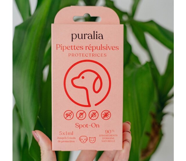 5 pipetten 1 ml spot-on repellent PURALIA 5 pipetten 1 ml spot-on repellent PURALIA