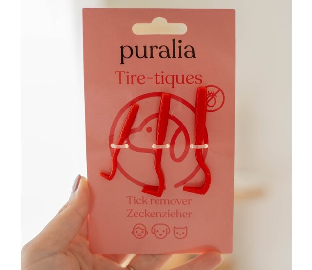 3 Tire-tiques pour chiens et chats PURALIA 3 Tire-tiques pour chiens et chats PURALIA