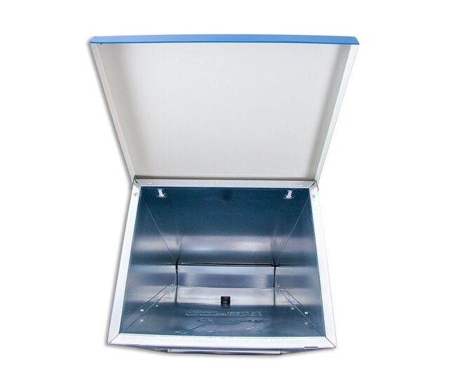 Mangeoire à trémie en tôle galvanisé 10L pour chiens COPELE