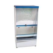 Galvanised sheet metal hopper feeder 10L for dogs COPELE