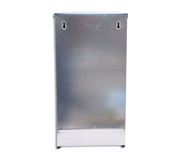 Galvanised sheet metal hopper feeder 27L for dogs COPELE